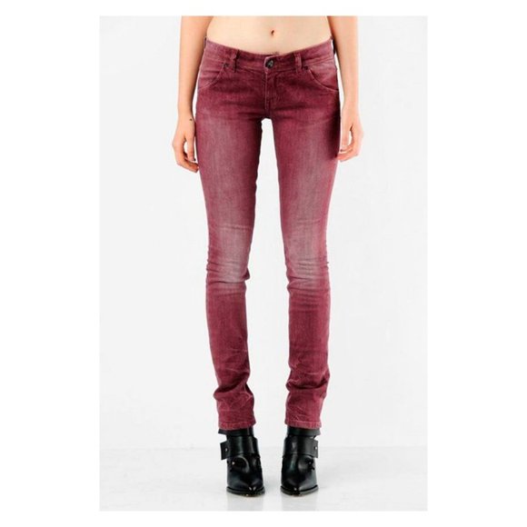 Nine In The Morning skinny jeans in rose color - Picture 1 of 4